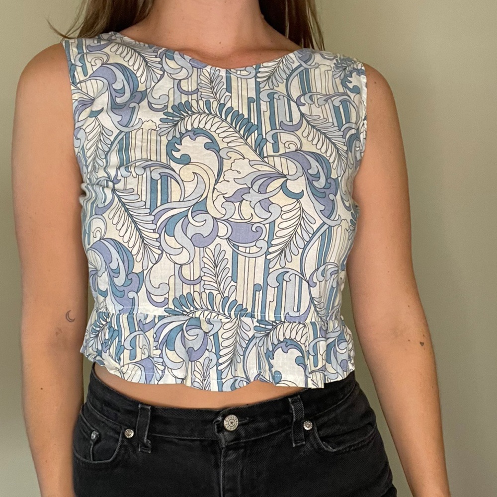 Handmade Paisley Crop Top